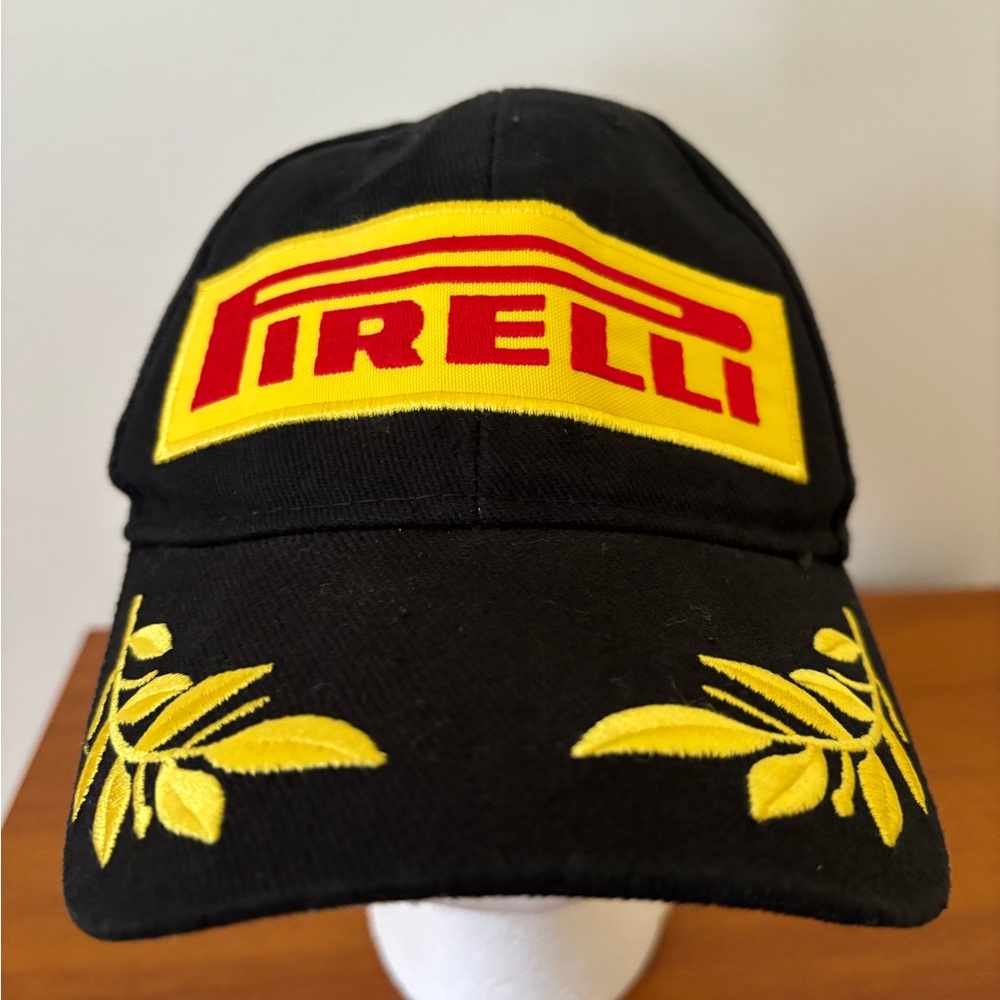 Pirelli Black and Yellow Cap